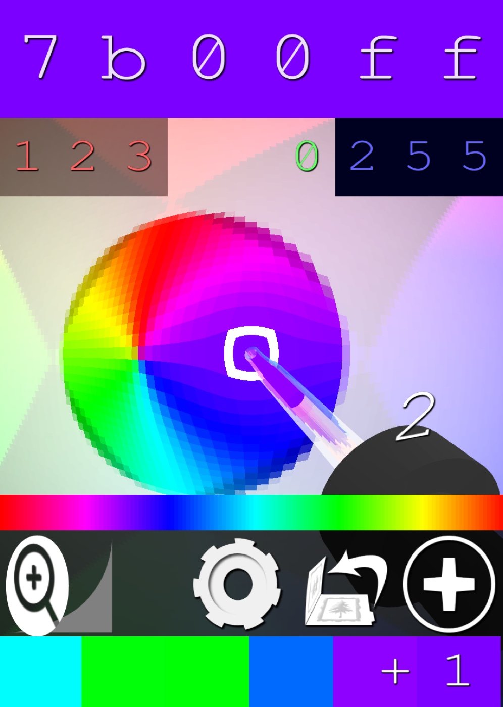 Screenshot of the ColorPick Eyedropper Chrome extension